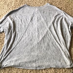 Grey flowing long sleeve